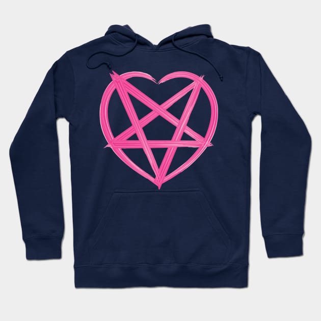 Pentagram LOVE Hoodie by Frajtgorski